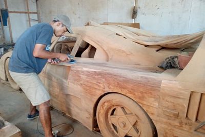 Wadidaw! Mobil Balap Made In Boyolali Harganya Cuma Rp70 Jutaan, Bisa Jalan Tanpa Mesin!