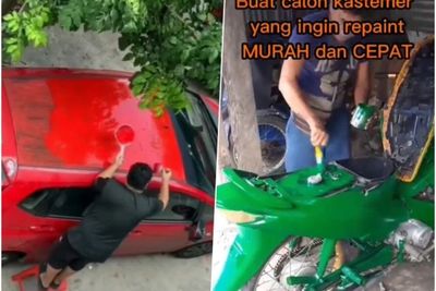 Begini Cara Ngecat Mobil dan Motor Murah Meriah! Bisa Dicoba tapi Risiko Tanggung Sendiri!