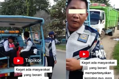 Viral Oknum Dishub Gelar Razia Patroli di Jalan, Ditanya Kewenangan Malah Kabur