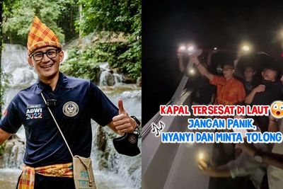 Tersesat di Laut, Sandiaga Uno Nyanyi Lagu Fix You , Harap Coldplay Konser di Indonesia