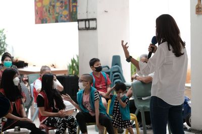 Keren! Yayasan Anak Kanker Ini Dapat Pelatihan dan Lomba Presenting