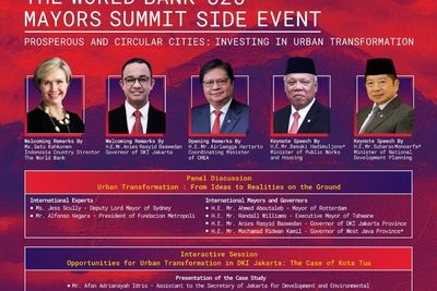U20 Mayors Summit Digelar Hari Ini, Dibuka Airlangga Hartarto dan Anies Baswedan