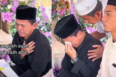 Haru! Pria Ini Nangis Sesenggukan saat Akan Menikahkan Putrinya: Bukti Ayah Cinta Pertama