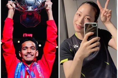 Ciee! Chico Dapat Kado Spesial dari Pebulutangkis Putri Jepang Usai Kalahkan Momota