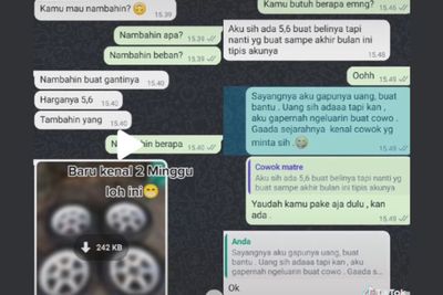 Cowok Ini Baru Kenalan Sama Cewek, Tapi Udah Minta Uang Tambahan Buat Beli Velg Mobil