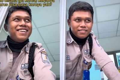 Keren! Satpam Indonesia Ini Jago Bahasa Korea, Cara Ngomongnya Mirip Oppa di Drakor