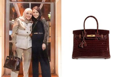 Gaya Mewah Aurel Tenteng Tas Hermes Seharga Rumah Kado Suami Tercinta Atta Halilintar