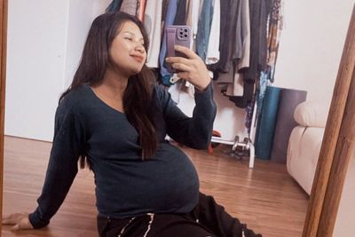 Indah Permatasari Pamer Baby Bump 37 Minggu Tampil Apa Adanya, Cantik Pede Menggendut