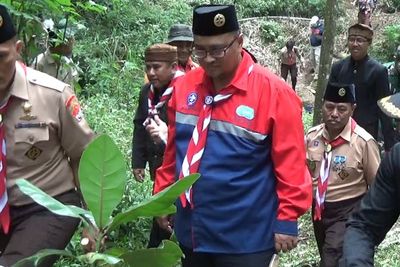 Peringati Hari Jadi Pramuka, Forkopimda Probolinggo Tanam Pohon Kalpataru