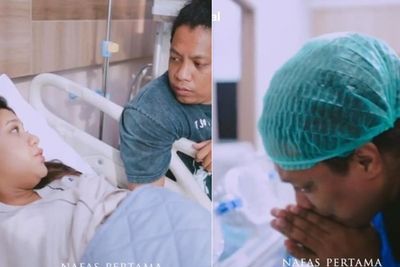 Happy Ending! Indah Permatasari Melahirkan Anak Pertama, Arie Kriting Nangis Lihat Bayinya
