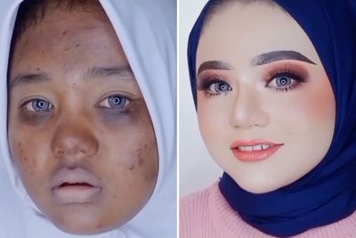 Bikin Pangling! Penampilan Gadis Ini Bak Selebgram Idola Usai Wajahnya Di-makeup