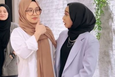 Nissa Sabyan Girang Ketemu Nuha Bahrin Casablanca , Netizen: Awas Pacarnya Diembat