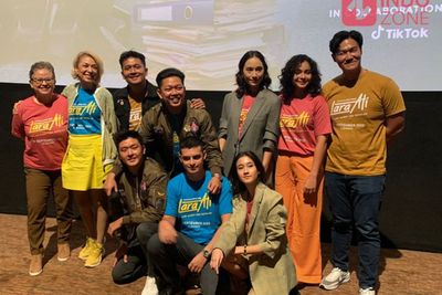 FOTO: Pre Screening Lara Ati dengan Para Cast, Dari Bayu Skak hingga Keisya Levronka