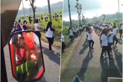 Truk Gak Bisa Lewat Dampak Emak-emak Senam: Jangan Dilawan, Ras Terkuat di Bumi