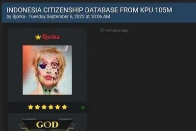 Usai Sebut Kominfo Idiot, Hacker Bjorka Diduga Bocorkan 105 Juta Data Penduduk Milik KPU