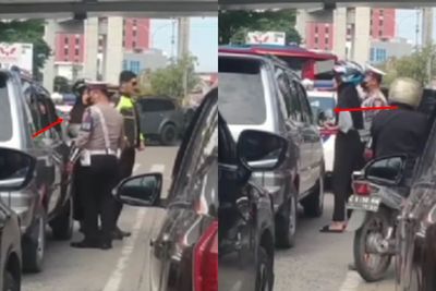 Viral, Anak Gadis Labrak Selingkuhan Ayah Dibantu Patwal: Jangan Kasih Ampun!