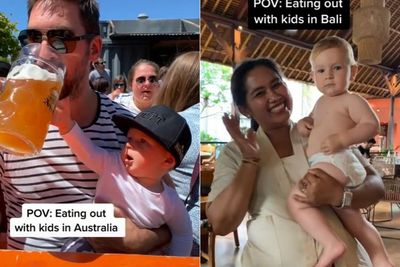 Bule Ini Bandingkan Makan Bareng Bayi di Restoran Australia vs Bali, Anak Banyak yang Jaga