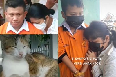 Viral Parodi Sambo dan Istri Bertambah, Terbaru Ada yang Versi Anak Kecil dan Kucing