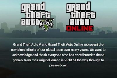 Rockstar Ucapkan Terima Kasih ke Developer GTA V, Pertanda GTA VI Segera Rilis?