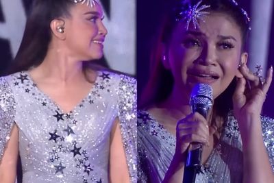 Rossa Seketika Terdiam Nangis Dengar Suara Glenn Fredly di Tengah Konser, Mewek Banget