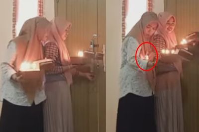 Viral Cewek Kegirangan Lihat Temennya Nyaris Terbakar Lilin Ultah, Ketawanya Auto Disorot