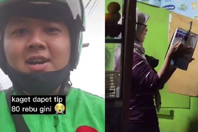 Haru! Perjuangan Driver Ojol Cari Nafkah Seharian, Hasilnya Buat Beli Blender Mama