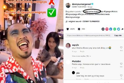 Isengin Lagu Keisya Levronka, Denny Sumargo Kok Ngetag Videonya ke Keisha Alvaro?