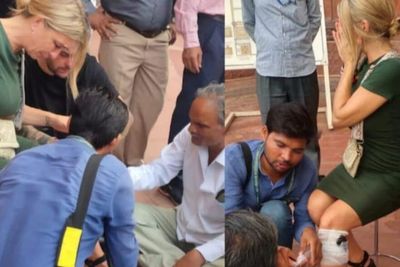 Sejumlah Turis Diserang Monyet saat Berkunjung ke Taj Mahal India, Sampai Luka-luka