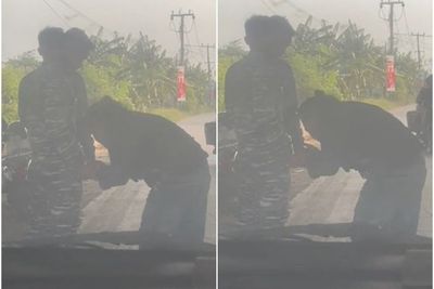 Viral Preman Palak Pemobil Berisi Anggota TNI di Bekasi, Ujungnya Pelaku Malah Cium Tangan