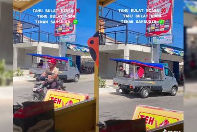 Kocak! Mobil Tahu Bulat Ini Pakai Suara Gus Samsudin: Ho oh Tenan