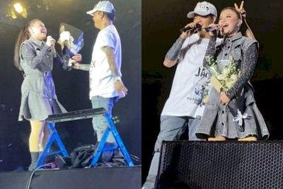Reza Arap dan Rossa Dituduh Selingkuh karena Ngasih Bunga di Konser, Netizen Gak Yakin