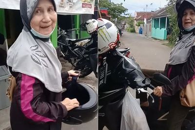 Rajin Olahraga Sejak Muda, Nenek 83 Tahun Masih Segar Bahkan Bisa Kendarai Motor