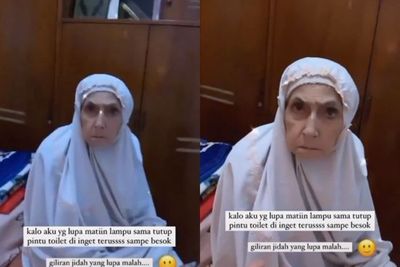 Kaget! Wajah Nenek Ini Seram Banget saat Divideoin sama Cucunya, Bikin Jantung Kelabakan!