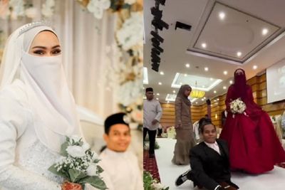So Sweet! Video Ini Bukti Cinta Sejati, Wanita Bercadar Nikahi Pria Tanpa Pandang Fisik