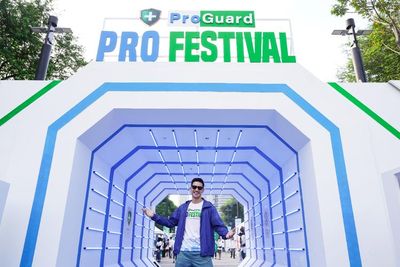 Keseruan Andrew White Olahraga di ProFestival ProGuard, Diramaikan Ratusan Warga Jakarta