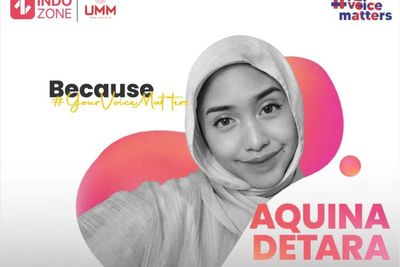3 OOTD Hijabers ala Aquina Detara yang akan Tampil dalam #YourVoiceMatters di Malang