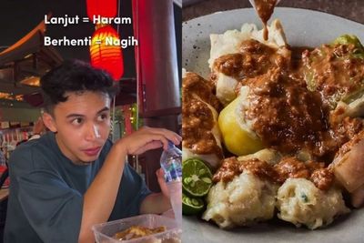Apes! Pria Ini Baru Sadar Makan Siomay Rp80 Ribu Non Halal setelah Santap Setengah Porsi