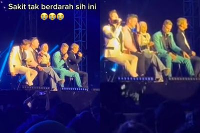Wanita Ini Nyanyi Bareng Personil Westlife di Atas Panggung, Bikin Iri Penonton Konser
