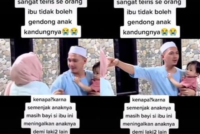 Pria Ini Larang Mantan Istrinya Gendong Anak Kandung, Alasannya Bikin Publik Ikut Dukung