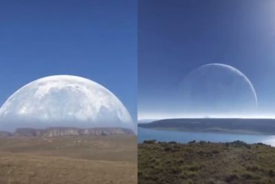 Hoaks! Video Penampakan Bulan Tabrak Bumi di Alaska Ternyata Cuma Konten NFT