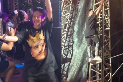 Yuki Kato Asyik Goyang dan Baris Paling Depan Nonton King Nassar, Bajunya Bikin Salfok