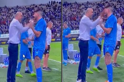 Waduh! Pelatih Timnas Israel U-21 Tampar Pemainnya di Pinggir Lapangan