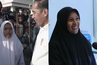 Siswi SMA yang Nangis Marahi Jokowi Dapat HP Baru: Kalau Bisa Minta Nomor Presiden Juga