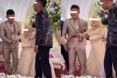 Viral, Pengantin Wanita Kesurupan saat Resepsi, Netizen Duga Gara-Gara Mantan Gak Ikhlas