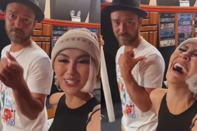 Agnez Mo dan Justin Timberlake Satu Frame Sama-sama Receh, Malah Ngakak Bareng