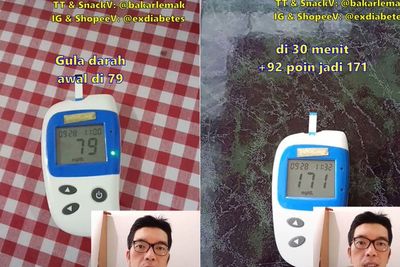Gula Darah Pria Ini Naik Drastis Usai Konsumsi Es Minuman Manis Kekinian
