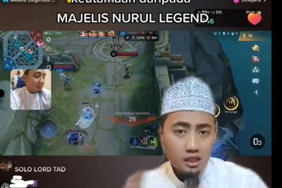 Viral Ustadz Dakwah Sambil Main Mobile Legend: Penontonnya Sampai Hafal Doa Naik Kendaraan