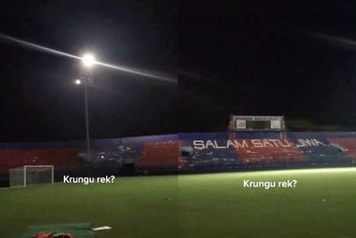 Hii.. Stadion Kanjuruhan Jadi Tempat Angker, Terdengar Suara Suporter Nyanyikan Yel-Yel!