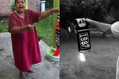 Efek Kanjuruhan, Emak-Emak Ini Bakar Syal Arema FC Milik Anaknya: Nggak Usah Arema-aremaan