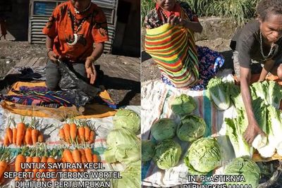 Uniknya Belanja di Pasar Pedalaman Papua, Penjualnya Enggak Terima Uang Koin